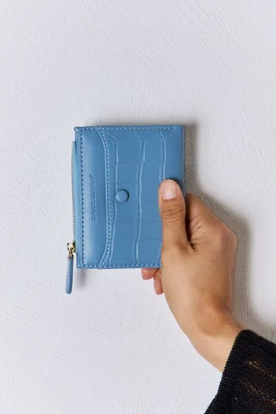 Texture PU Leather Mini Wallet