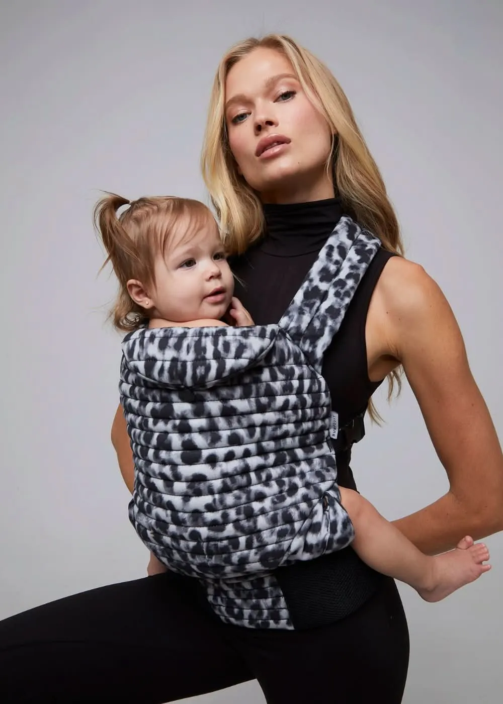 The Armadillo Baby Carrier - Monochrome Leopard