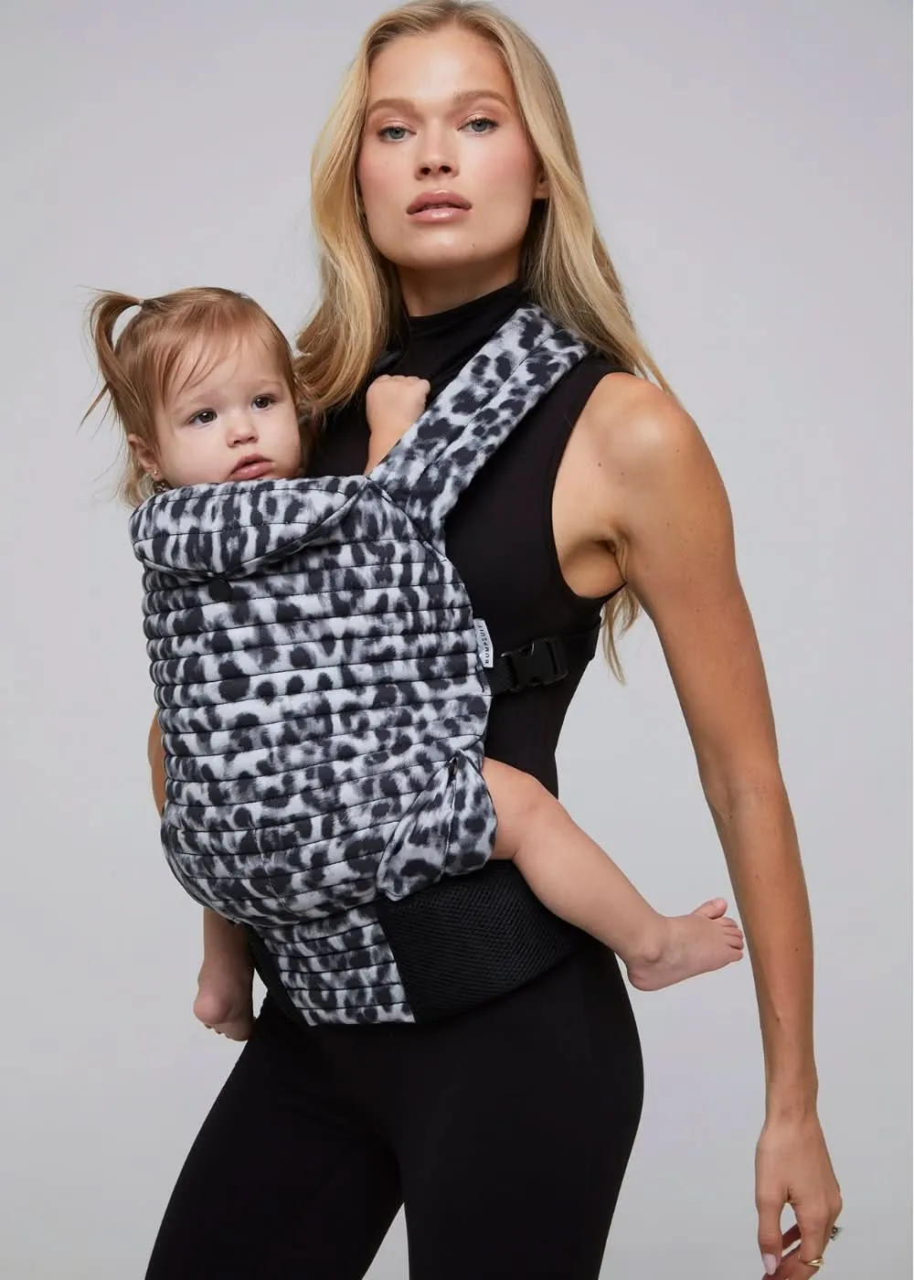 The Armadillo Baby Carrier - Monochrome Leopard