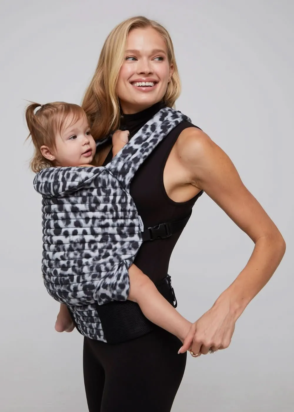 The Armadillo Baby Carrier - Monochrome Leopard