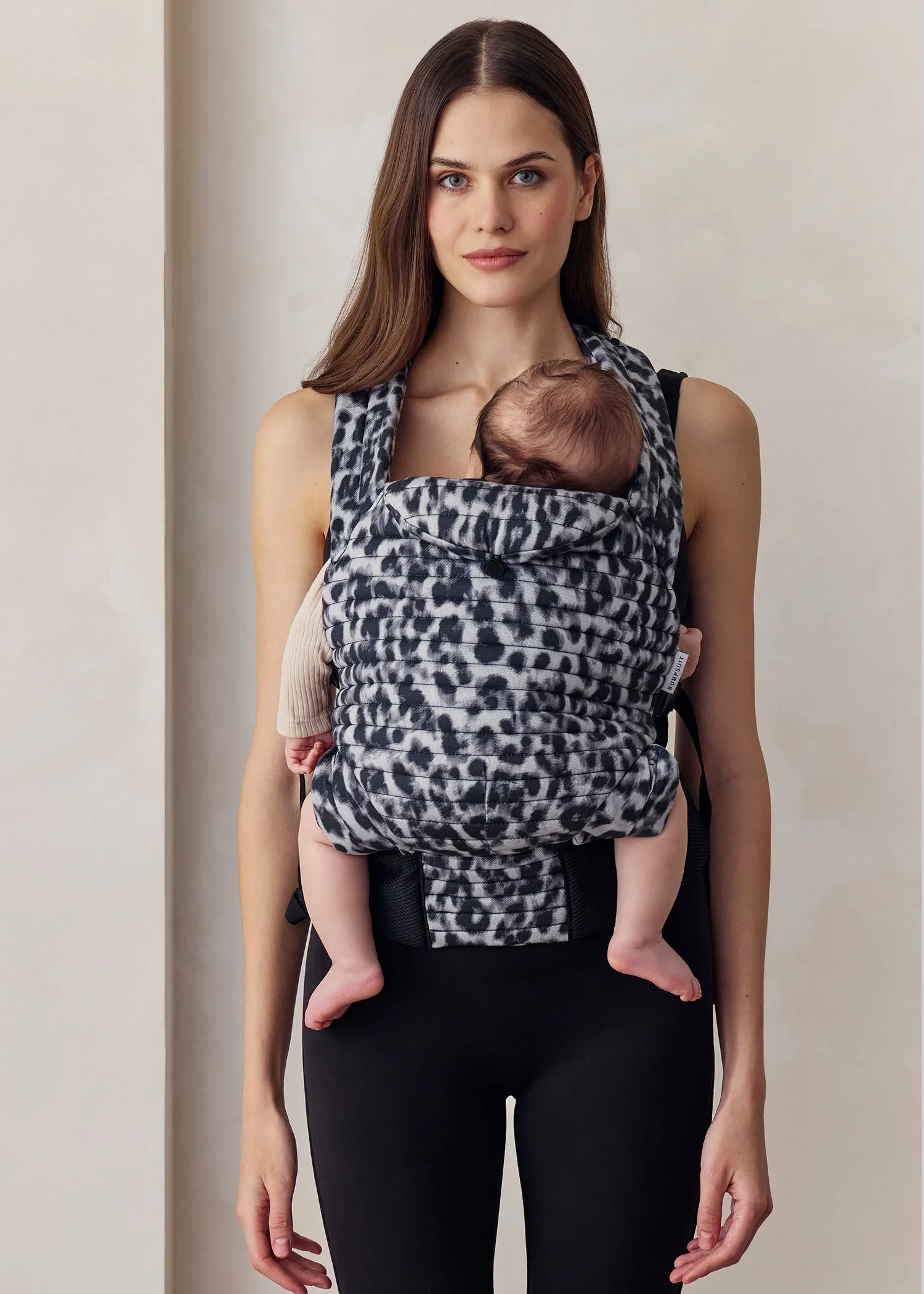 The Armadillo Baby Carrier - Monochrome Leopard