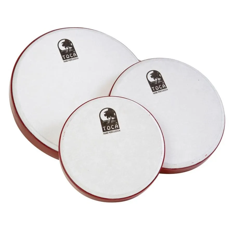 Toca Freestyle Frame Drums, Set of 3 w/Bag