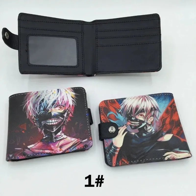 Tokyo Ghoul Kaneki Ken Anime PU Short Men's Wallets