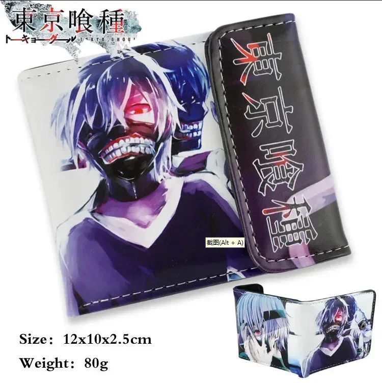 Tokyo Ghoul Kaneki Ken Anime PU Short Men's Wallets