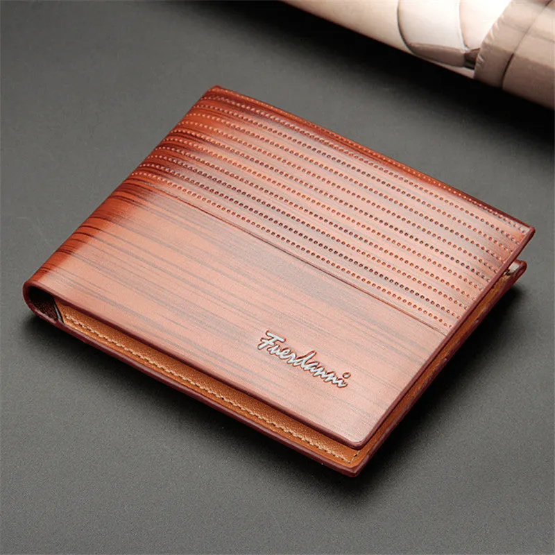 Top 2019 Vintage Men Leather Brand Luxury Wallet