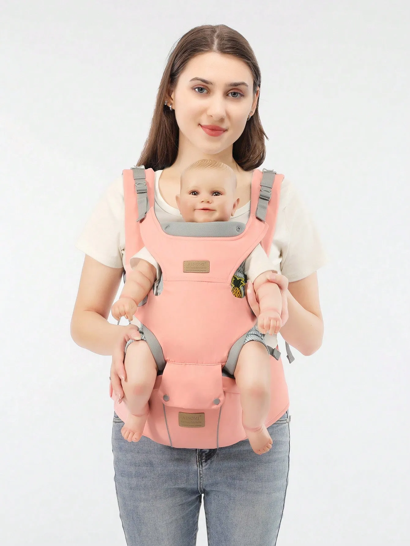 Twin baby carrier|Baby Carrier Waist Stool, Multifunctional And Lightweight Four Seasons Baby Carrier With Sitting Stool, Easy To Hold Baby