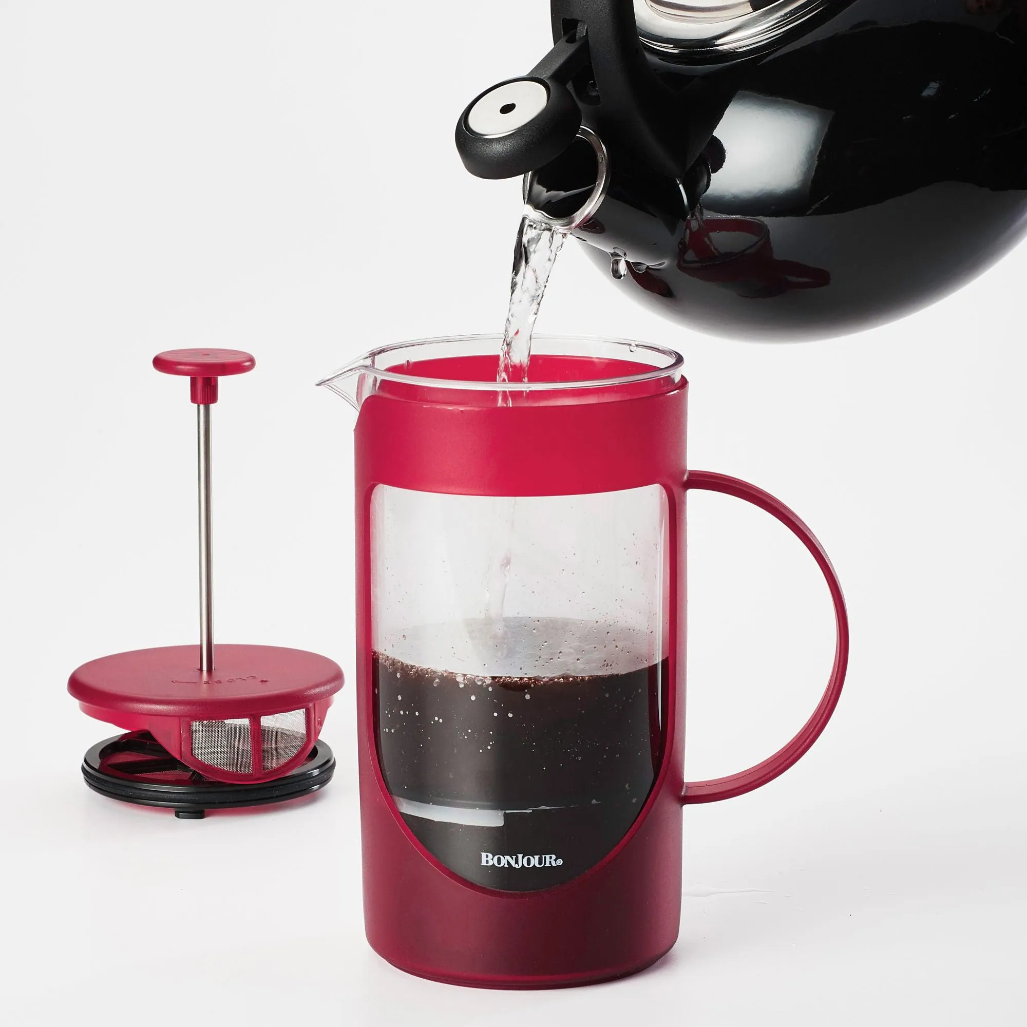 Unbreakable 40-Ounce French Press with Lock and Toss™ Filter