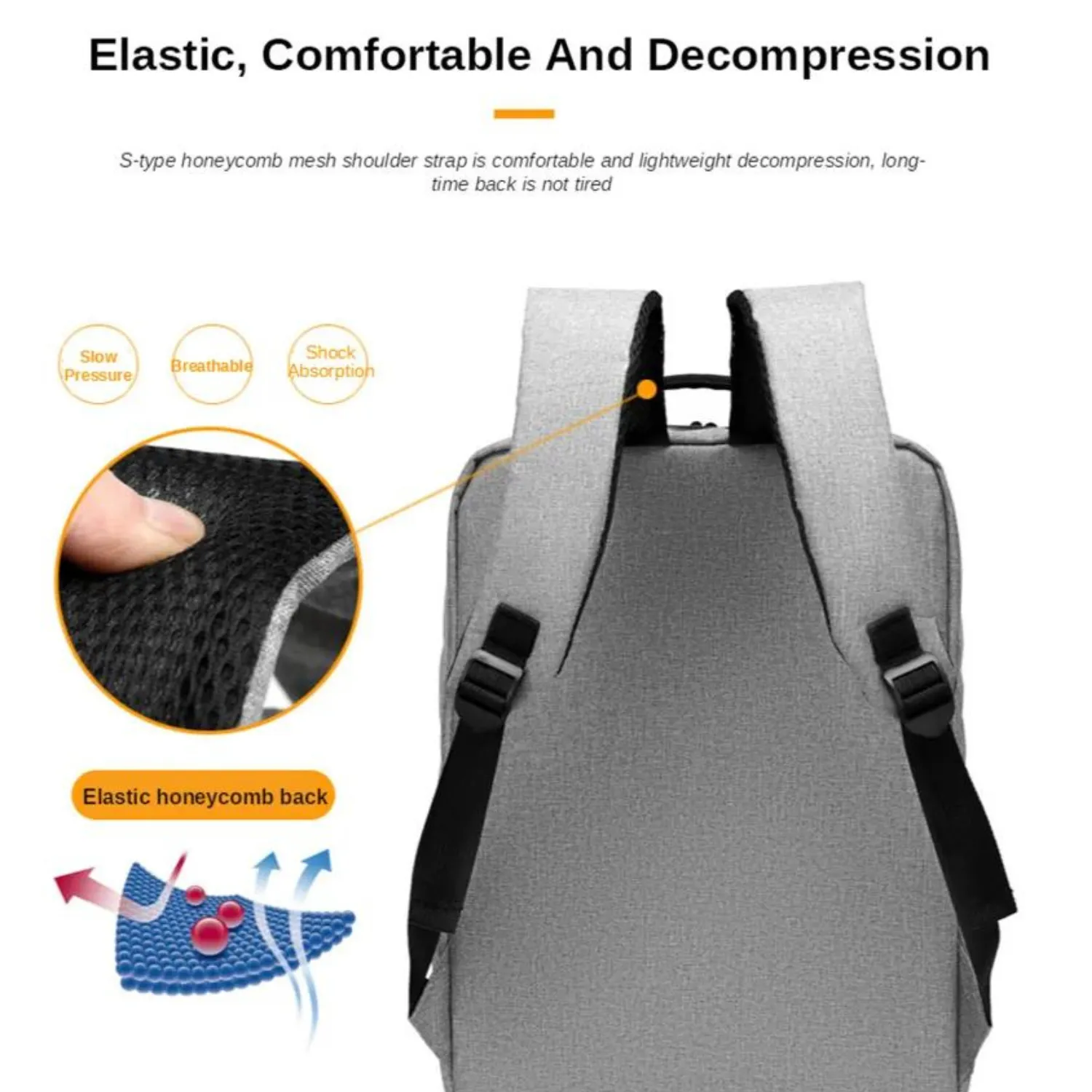 Versatile Travel Backpack with USB Charging - Waterproof Laptop Bag