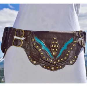 Viking Bohemian Adjustable Hip Belt Bag Festival Pocket Waist Pack