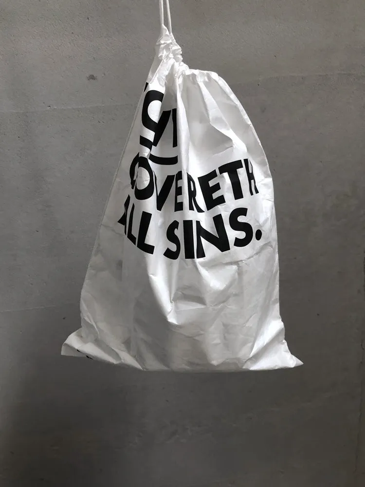 VM | Bag | DuPont Drawstring Bag | LOVE COVERETH ALL SINS