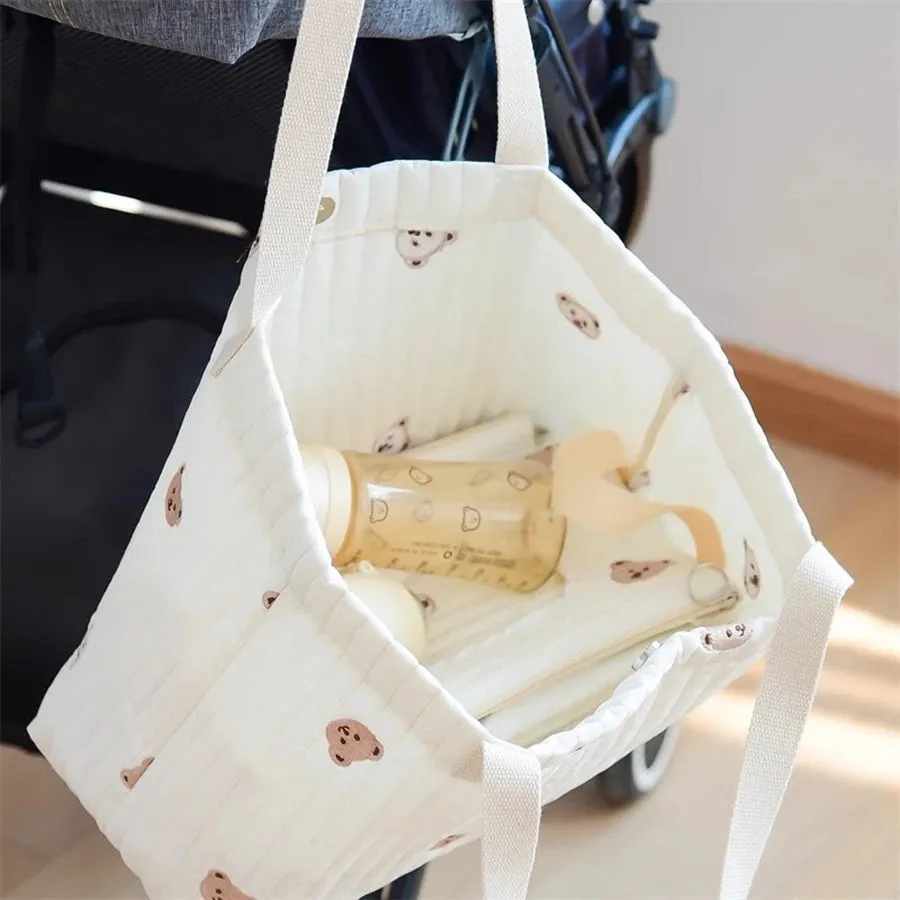 Vvsha Christmas gift Japanese and Korean cotton large capacity mommy storage handbag Simple handbag large capacity underarm bag