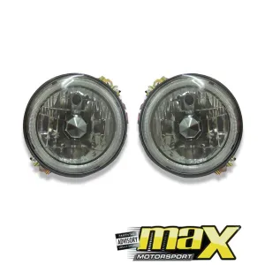 VW Golf 1 CCFL Smoked Angel Eye Headlights (Outters)