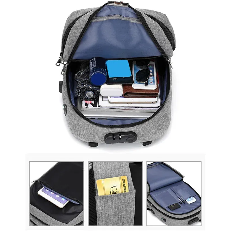 WAGABAO ANTI-THEFT BACKPACK 15.6 inch laptop