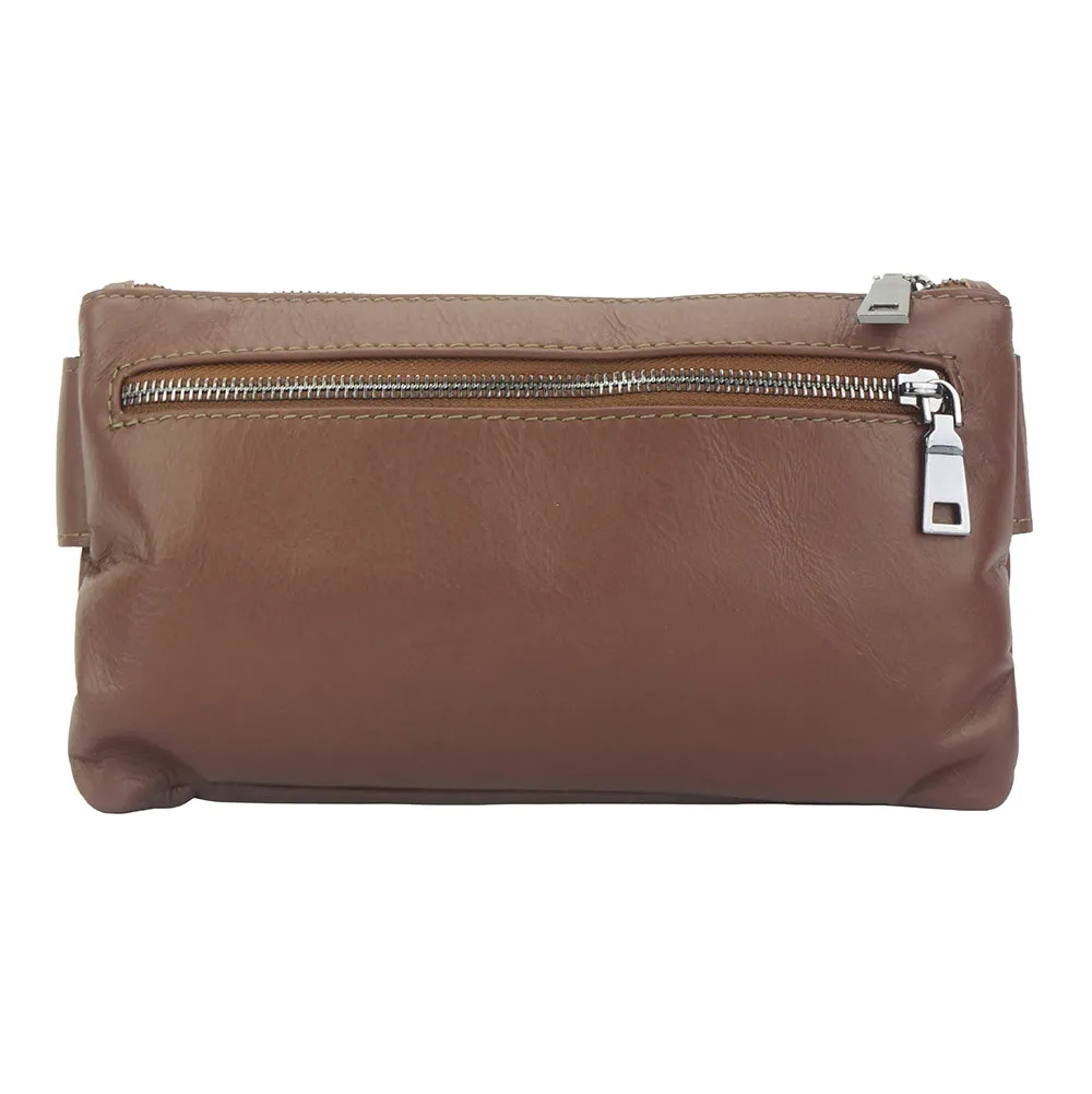 Waist bag in leather Vivaldo