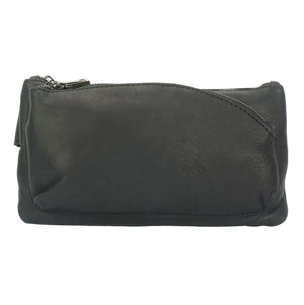 Waist bag in leather Vivaldo