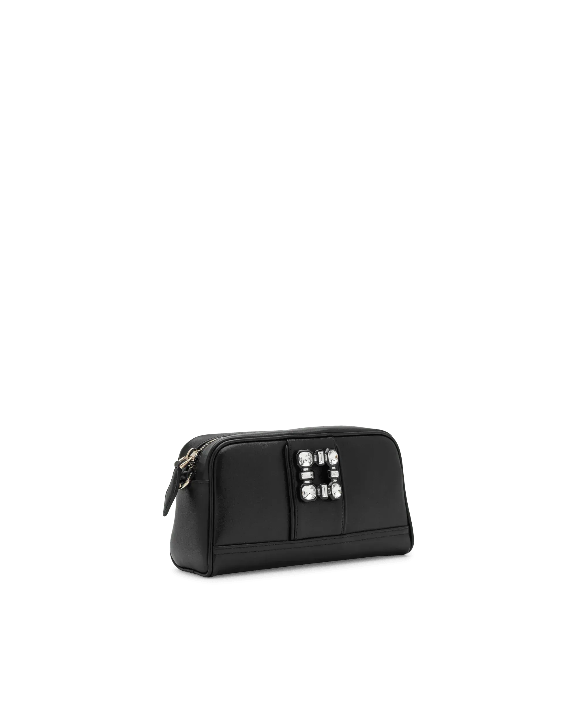 Walky Viv' Strass Buckle Leather Camera Bag