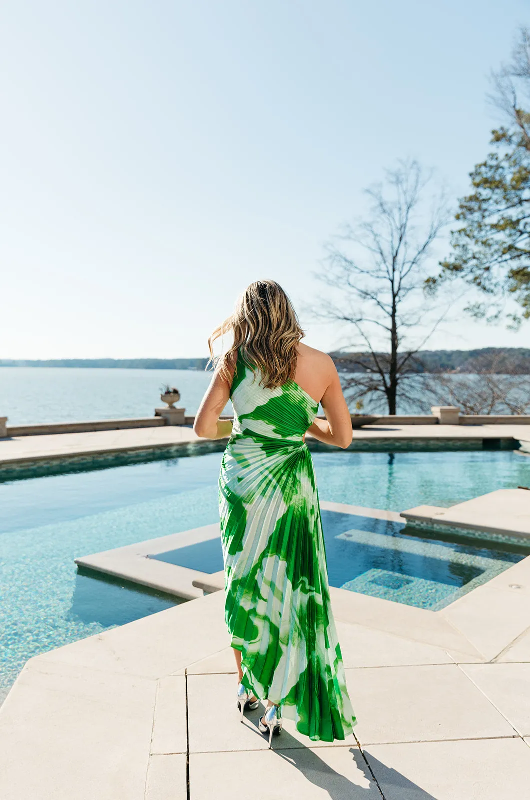 Whimsy Chic Dress - Green