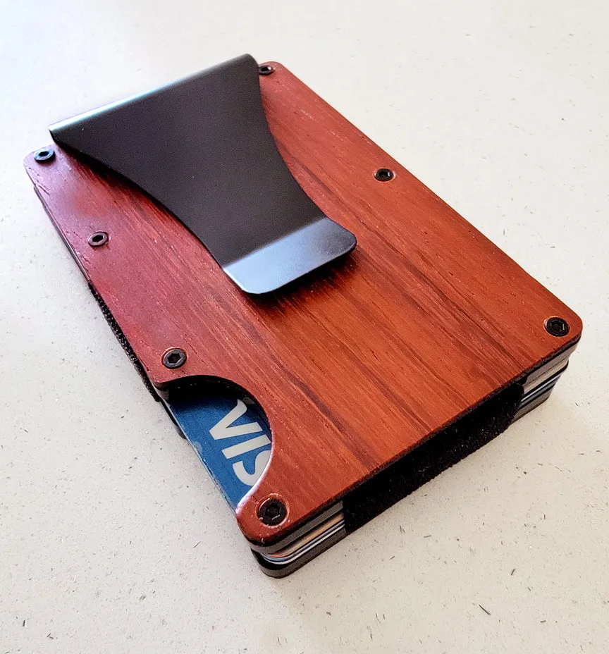 Wood Panel RFID Blocking Minimalist Wallet