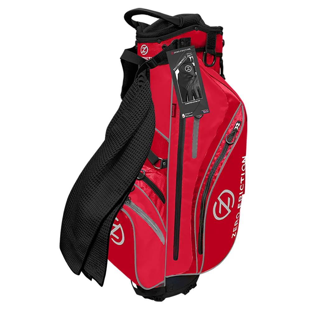 Zero Friction Golf Stand Bag with Glove and Towel